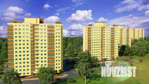1-к квартира, строящийся дом, 41м2, 14/15 этаж