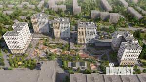 1-к квартира, строящийся дом, 42м2, 12/14 этаж