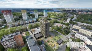 1-к квартира, строящийся дом, 39м2, 9/17 этаж