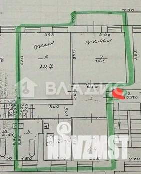 3-к квартира, вторичка, 68м2, 3/4 этаж
