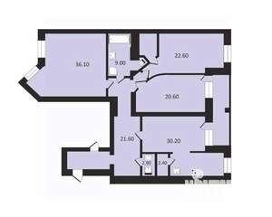 4-к квартира, вторичка, 170м2, 10/10 этаж