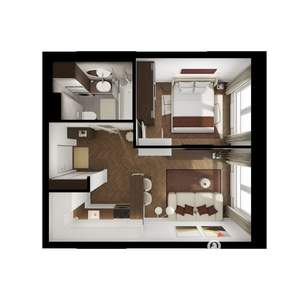 1-к квартира, вторичка, 33м2, 17/25 этаж