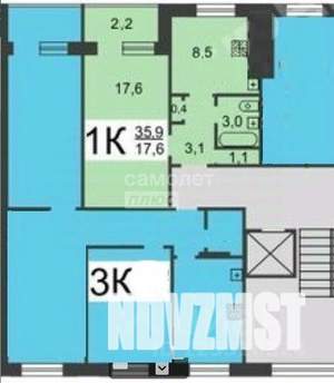 1-к квартира, вторичка, 36м2, 10/10 этаж