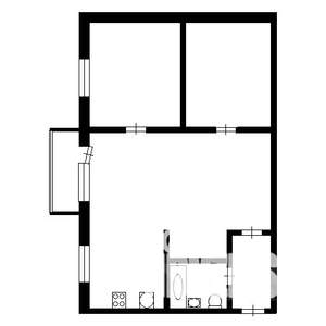 2-к квартира, вторичка, 45м2, 7/9 этаж