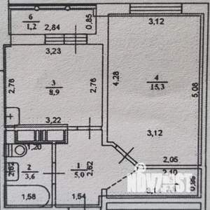 1-к квартира, вторичка, 36м2, 5/17 этаж