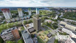 2-к квартира, строящийся дом, 56м2, 8/17 этаж