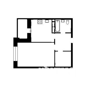 3-к квартира, вторичка, 54м2, 2/4 этаж