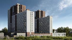 2-к квартира, строящийся дом, 55м2, 11/18 этаж