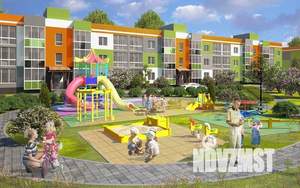 1-к квартира, строящийся дом, 35м2, 3/3 этаж