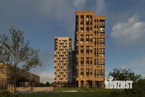 1-к квартира, строящийся дом, 38м2, 4/16 этаж