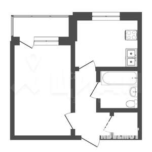 1-к квартира, вторичка, 35м2, 2/9 этаж