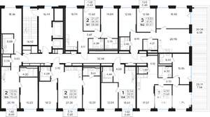 2-к квартира, вторичка, 69м2, 6/13 этаж