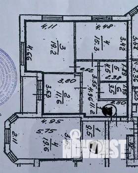 2-к квартира, вторичка, 65м2, 2/18 этаж