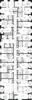 2-к квартира, вторичка, 54м2, 16/30 этаж