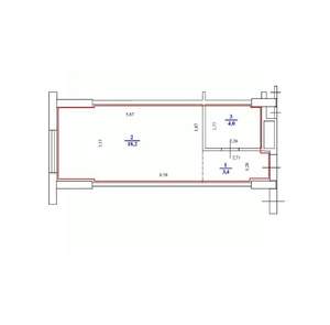 Студия квартира, вторичка, 26м2, 7/19 этаж