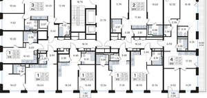 3-к квартира, вторичка, 71м2, 5/13 этаж