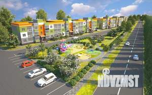 1-к квартира, строящийся дом, 36м2, 3/3 этаж