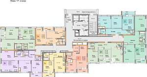 2-к квартира, вторичка, 54м2, 17/25 этаж