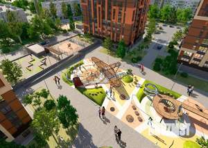 1-к квартира, строящийся дом, 34м2, 6/18 этаж