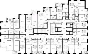 2-к квартира, вторичка, 55м2, 16/32 этаж