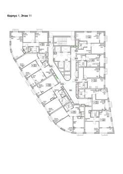 2-к квартира, вторичка, 60м2, 11/24 этаж