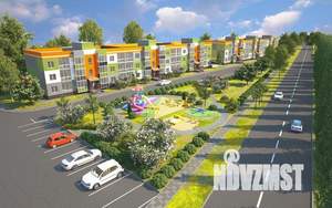 1-к квартира, строящийся дом, 34м2, 3/3 этаж