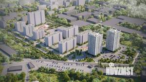 3-к квартира, строящийся дом, 72м2, 16/17 этаж