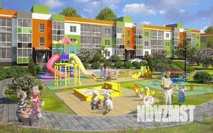 1-к квартира, строящийся дом, 42м2, 3/3 этаж