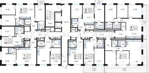 1-к квартира, вторичка, 50м2, 2/13 этаж