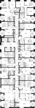 2-к квартира, вторичка, 54м2, 17/30 этаж