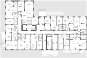 2-к квартира, строящийся дом, 57м2, 1/15 этаж