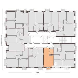 Студия квартира, строящийся дом, 30м2, 3/8 этаж