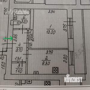 1-к квартира, вторичка, 30м2, 5/14 этаж