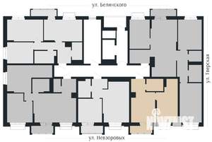 1-к квартира, вторичка, 38м2, 7/9 этаж