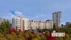 2-к квартира, строящийся дом, 78м2, 8/8 этаж