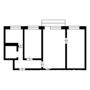 4-к квартира, вторичка, 59м2, 2/5 этаж