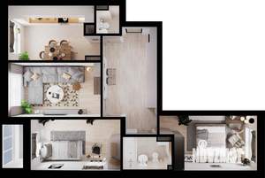 3-к квартира, вторичка, 79м2, 3/4 этаж