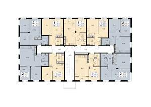 2-к квартира, вторичка, 52м2, 2/4 этаж