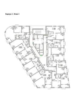 1-к квартира, вторичка, 46м2, 4/24 этаж