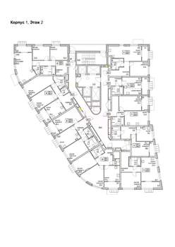 2-к квартира, вторичка, 58м2, 2/24 этаж