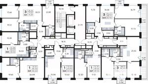 1-к квартира, вторичка, 39м2, 7/13 этаж