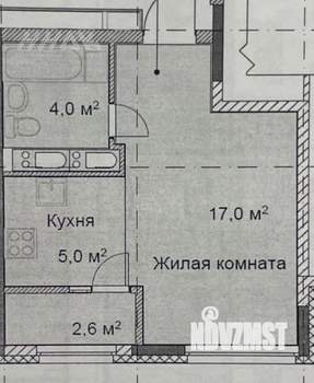 Студия квартира, вторичка, 29м2, 5/18 этаж