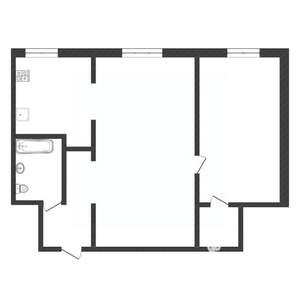 2-к квартира, вторичка, 41м2, 2/5 этаж