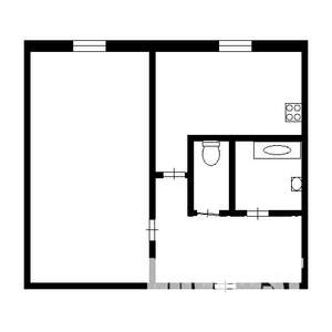 1-к квартира, вторичка, 30м2, 3/5 этаж