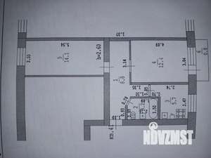 2-к квартира, вторичка, 44м2, 2/5 этаж