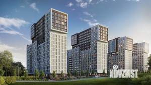 2-к квартира, строящийся дом, 57м2, 5/18 этаж