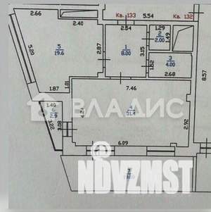 1-к квартира, вторичка, 87м2, 6/9 этаж