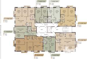 1-к квартира, строящийся дом, 38м2, 6/8 этаж