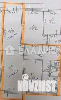3-к квартира, вторичка, 62м2, 6/9 этаж