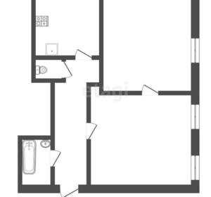 2-к квартира, вторичка, 48м2, 1/4 этаж